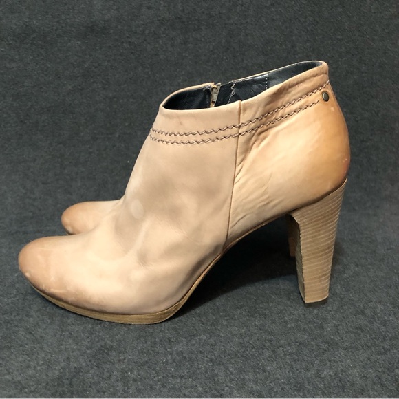 Alberto Fermani Women’s Brown Leather Almond Toe Heel Ankle Bootie Sz 41 US 10.5 - Picture 2 of 10